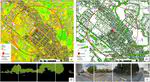 Associations between overhead-view and eye-level urban greenness and cycling behaviors